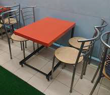 4 SEATER C-DINING TABLE